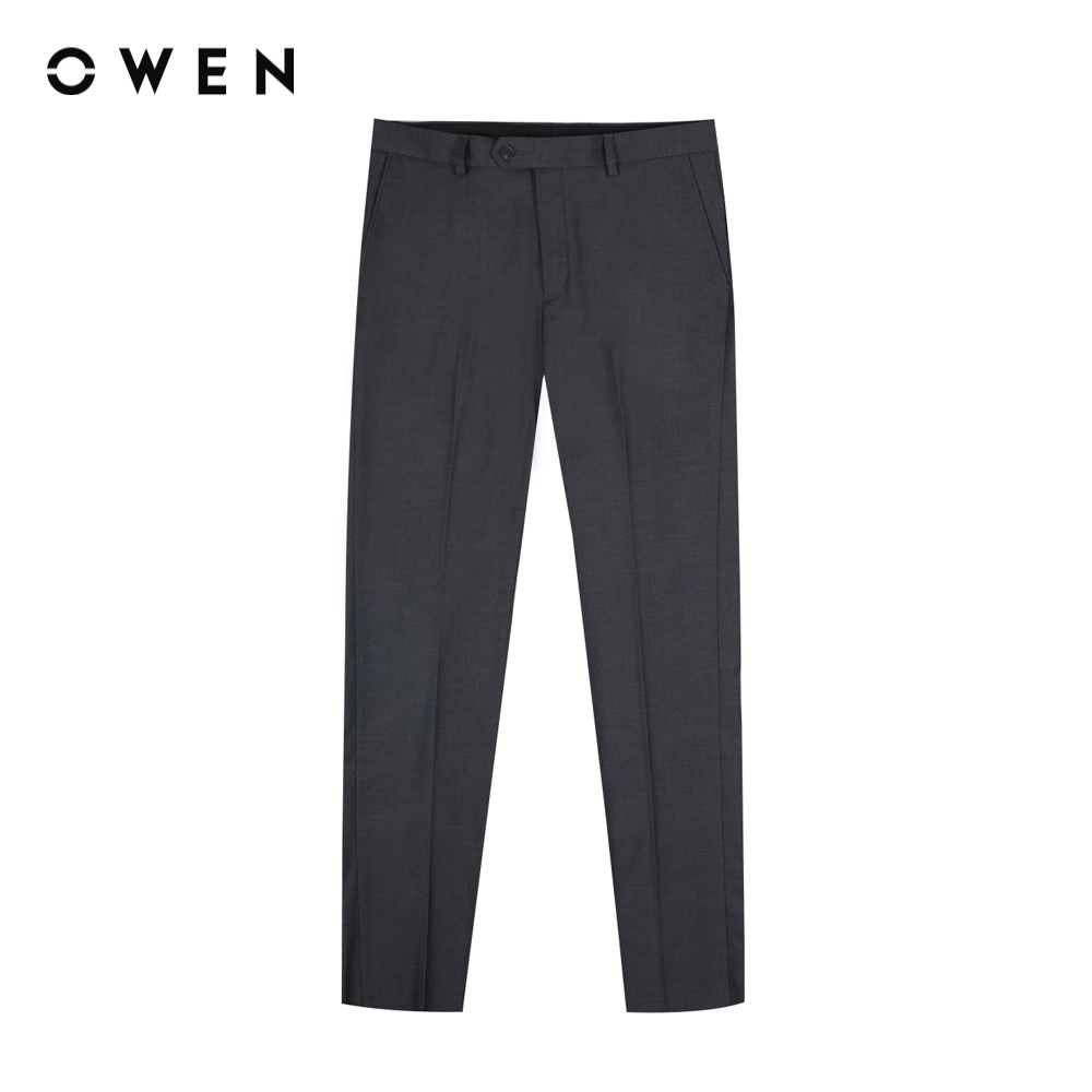 OWEN - Quần tây Slim Fit Ghi - QS220674