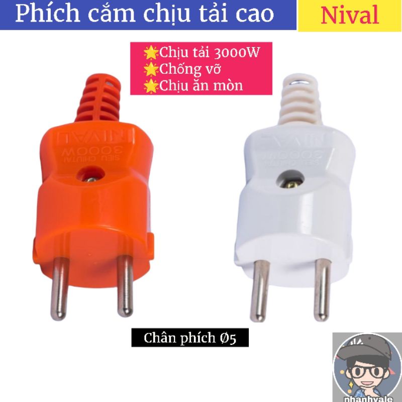 [PN501/PN502] Phích cắm điện chịu tải cao 3000W Nival