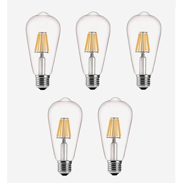 Bộ 5 bóng đèn Led Edison ST64 4W đui E27.