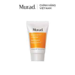 Sữa rửa mặt phục hồi sáng da - murad essential-c cleanser 15ml