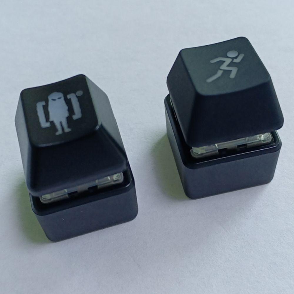 1 Móc Khóa Bàn Phím Cơ Có Đèn LED RGB Giúp Giảm Căng Thẳng