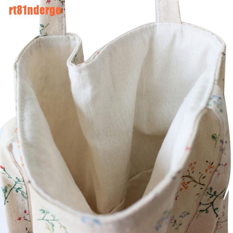 Túi Xách Vải Lanh Cotton Phong Cách Vintage Cho Nữ