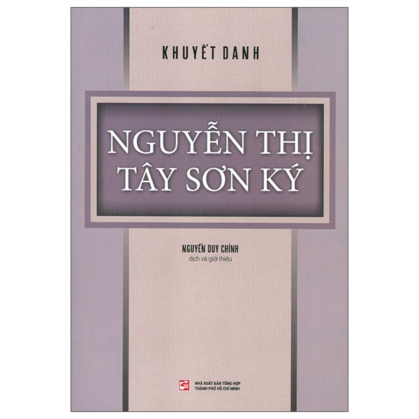 Sách Nguyễn Thị Tây Sơn Ký