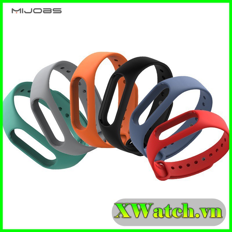 Dây đeo Mijobs thay thế cho Xiaomi Miband 2 chống thấm nước, bám bụi