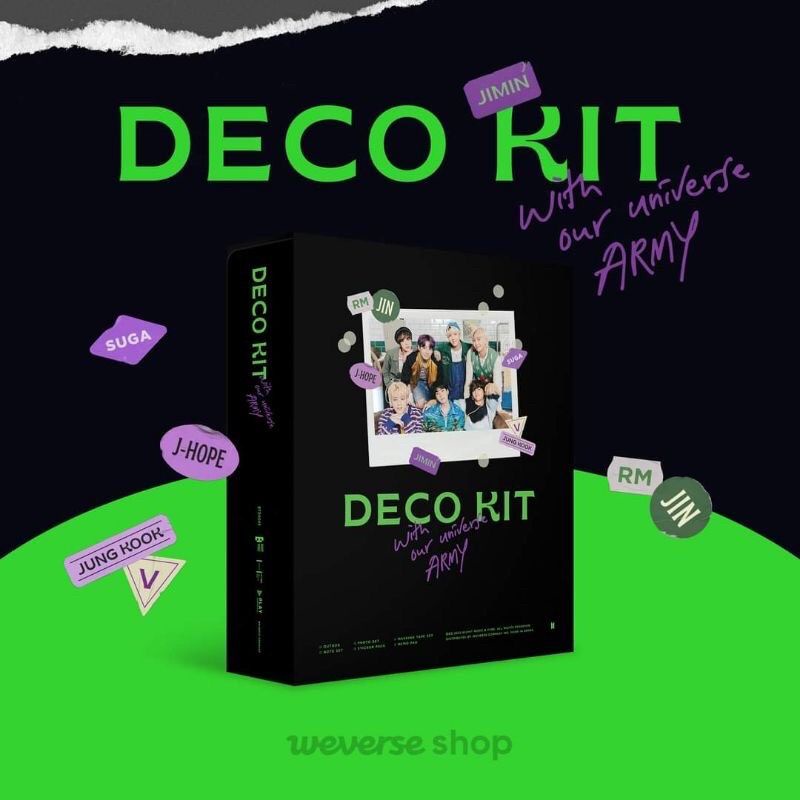 Bộ thẻ ảnh BTS Deco Kit tách lẻ