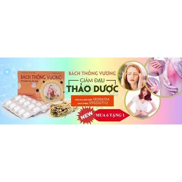 Bách Thống Vương - Hỗ trợ giảm đau đầu, đau xương khớp, đau bụng kinh 30 viên