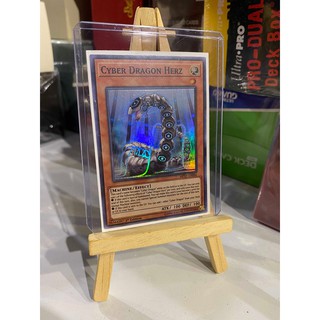 [ Dưa Hấu Yugioh ] Lá bài thẻ bài Cyber Dragon Herz - Super Rare - Tặng bọc bài nhựa bảo quản
