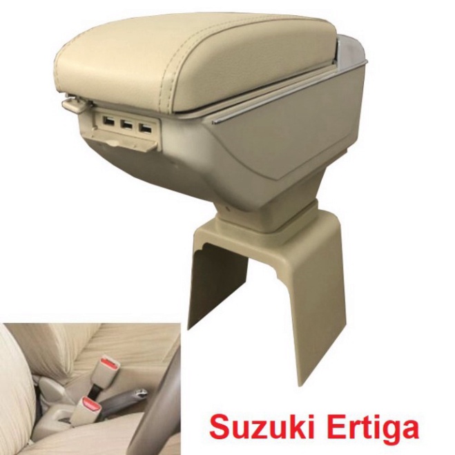 Hộp tỳ tay xe hơi, ô tô cao cấp dành cho xe Suzuki Ertiga tích hợp 7 cổng USB - Mã DUSB-ETG (HÀNG LOẠI 1)