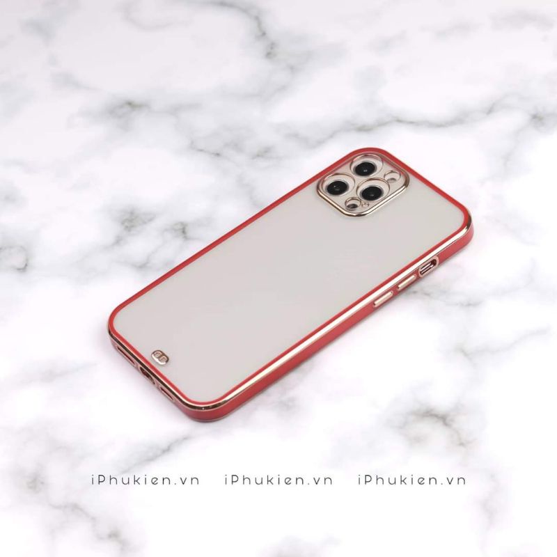 ốp likgus iphone 13 pro max 13 pro 13 dẻo kẻ chỉ viền vàng bảo vệ camera siêu hot
