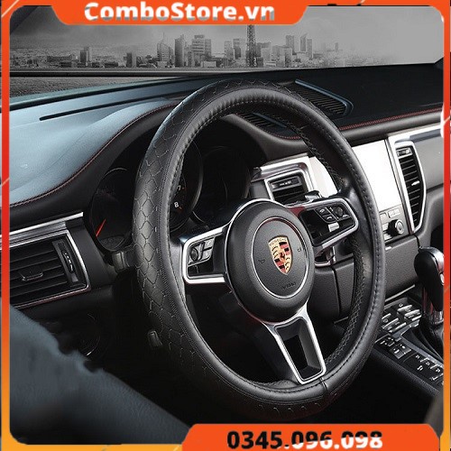 Bọc vô lăng ô tô xe hơi Da siêu cao cấp - xịn mịn