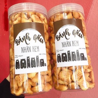 Bánh gấu nhân kem
