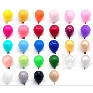 [TONE ĐEN TRẮNG🤍🖤] Bóng bay cao su 5 inch dày trang trí tiệc sinh nhật