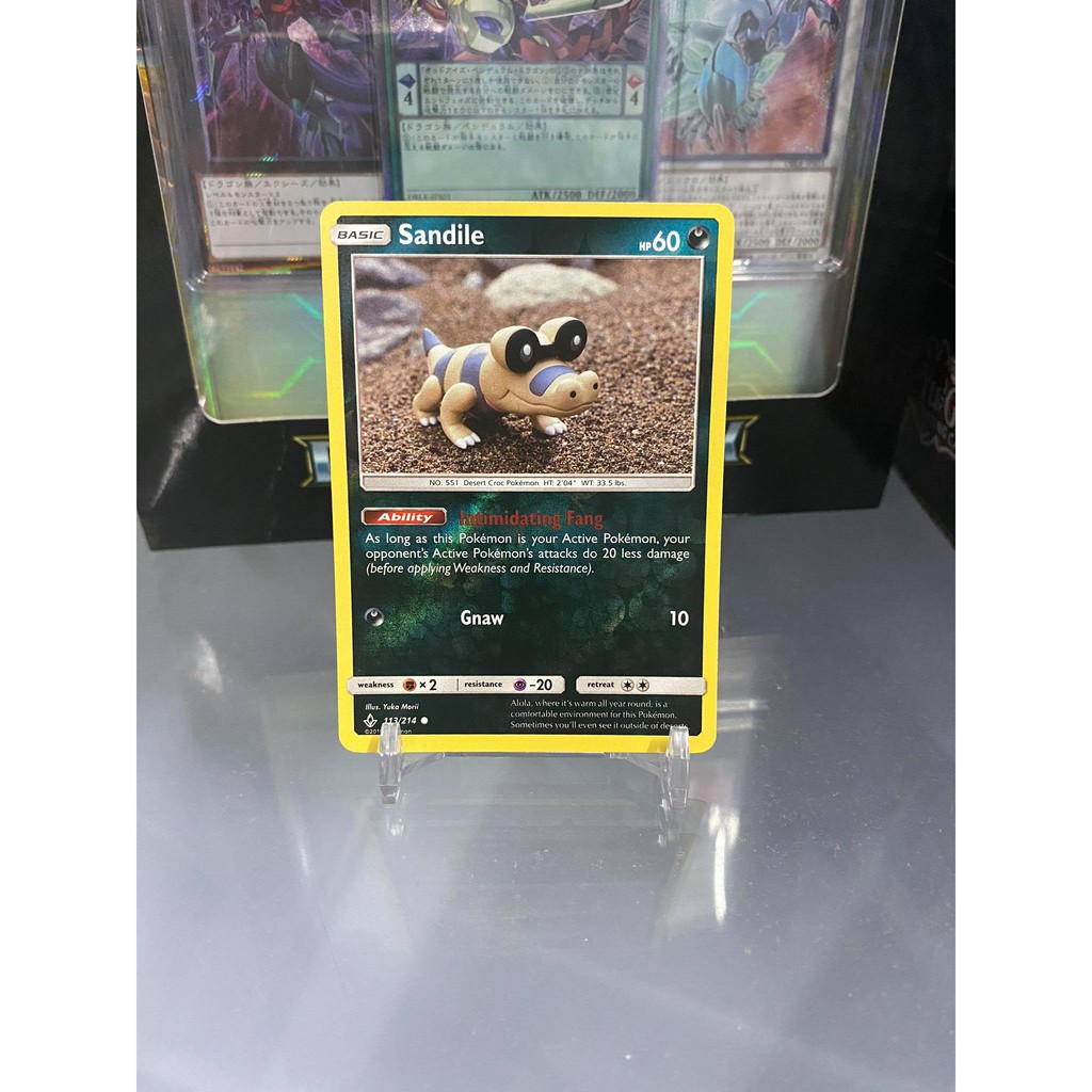 [ Dưa Hấu Yugioh ] Lá bài thẻ bài Pokemon Sandile