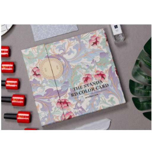 Sổ mẫu móng 120 móng làm nail, Sổ gắn móng mẫu làm bảng màu nail 120 ô