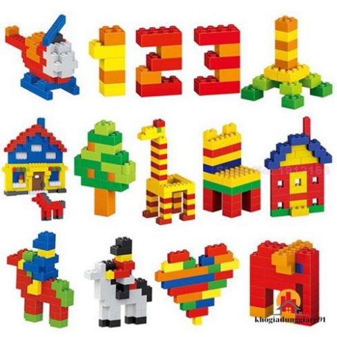 ĐỒ CHƠI LEGO - ĐỒ CHƠI LẮP RÁP LEGO - 1000 CHI TIẾT