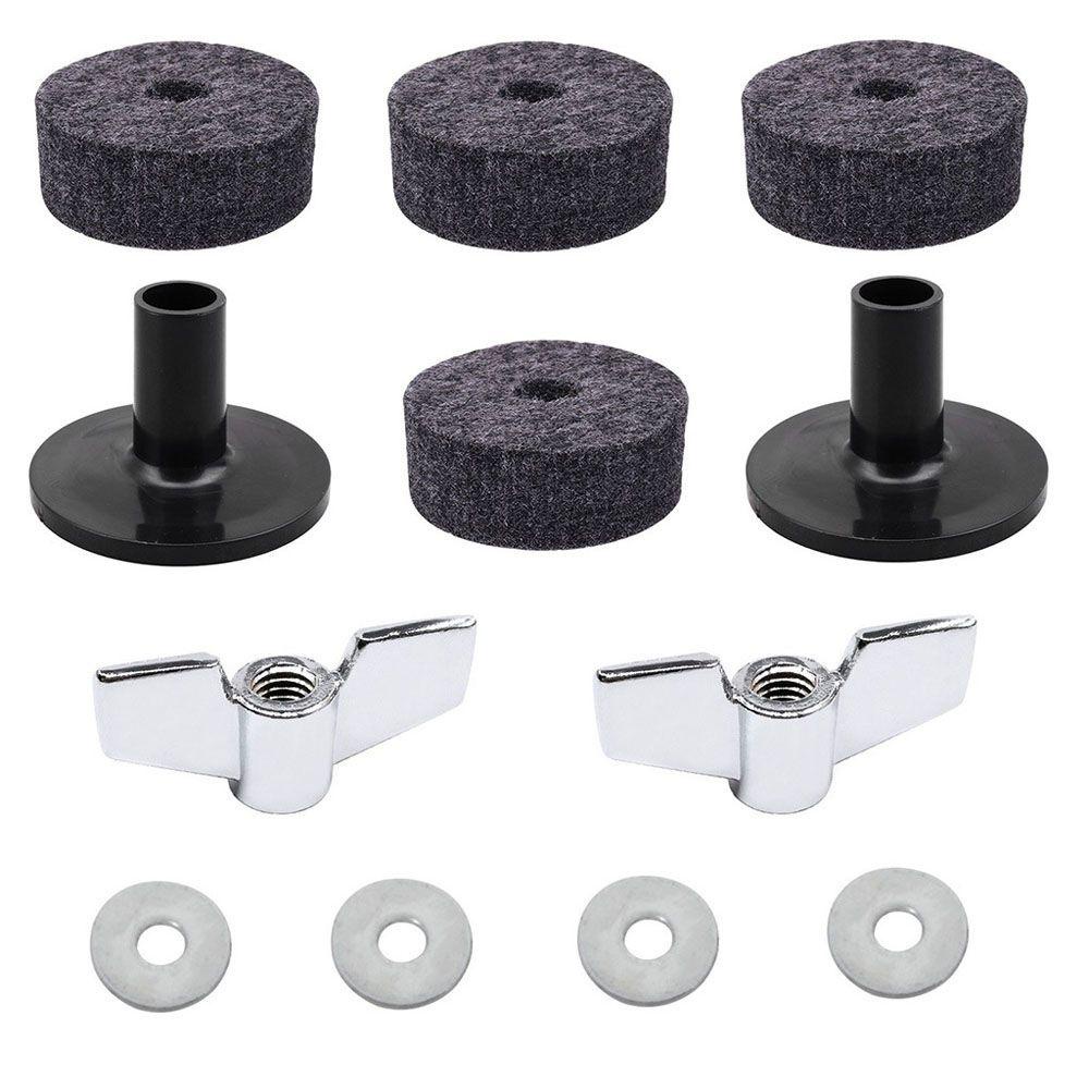Augustine Cymbal Đứng Phát Hành Nhanh 12 Chiếc / Bộ|Vỏ Bọc Đệm Nỉ Có Vòng Đệm Cho Nhạc Cụ Gõ