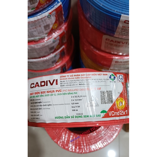 Dây điện đôi Cadivi,dây cáp điện đôi Cadivi 2x16 ,2x24 ,2x32 ,2x30,2x50