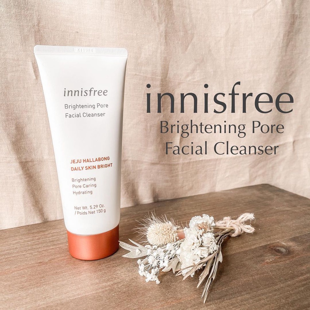 SỮA RỬA MẶT LÀM TRẮNG DA INNISFREE BRIGHTENING PORE FACIAL CLEANSER 150ML - 11613
