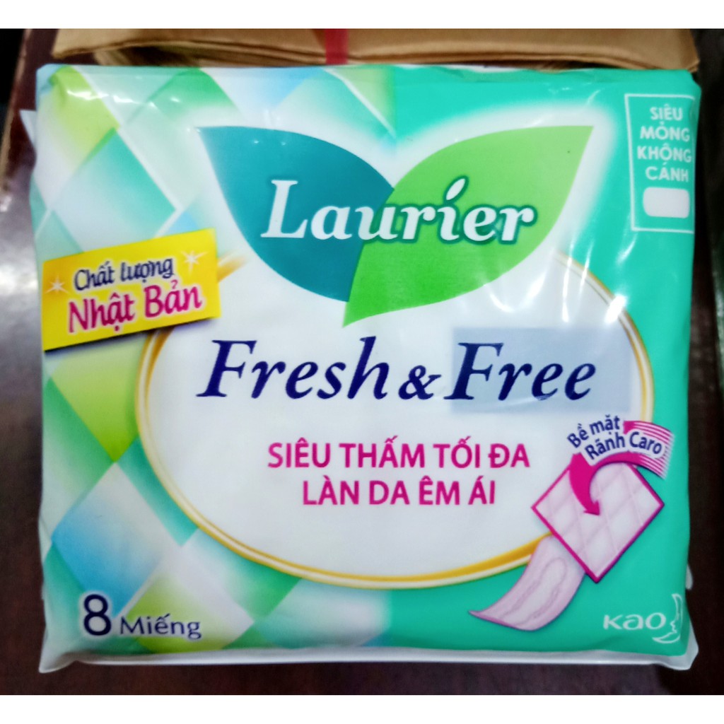 BVS LAURIER SIÊU MỎNG KHÔNG CÁNH 8M