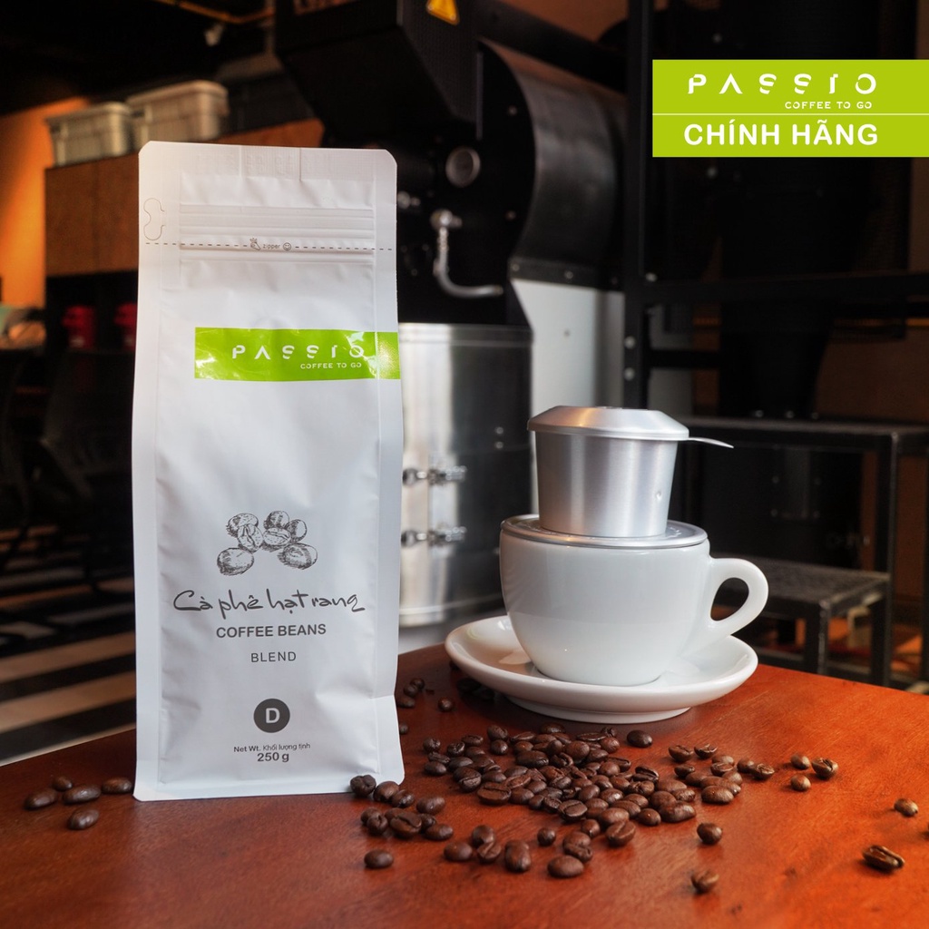 COMBO cà phê Blend nguyên chất 100% rang mộc (250g) + Phin nhôm cao cấp - Passio Coffee | BigBuy360 - bigbuy360.vn