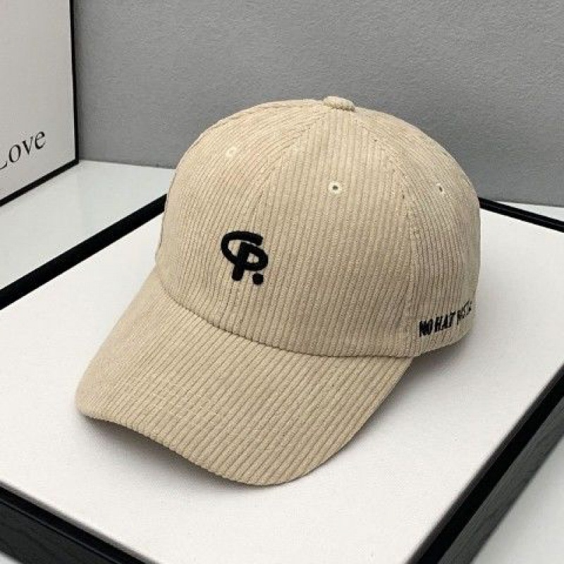 Mũ lưỡi trai vải nhung thêu chữ phong cách Hàn quốc