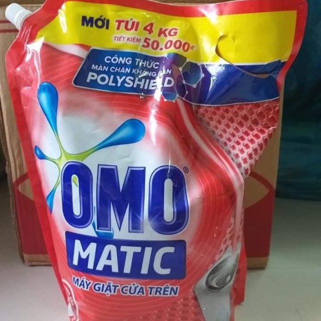 Nước giặt omo matic cửa trên