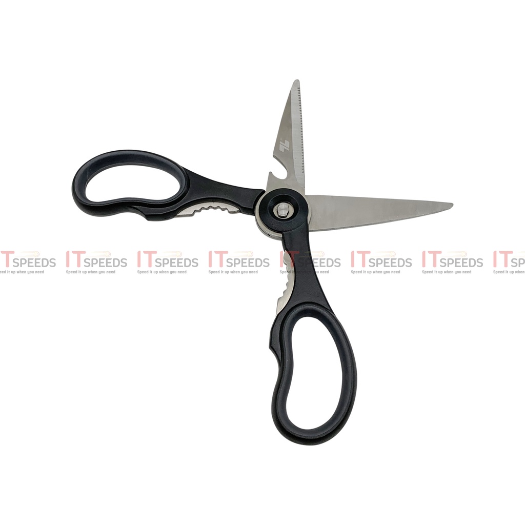 Kéo Đa Năng Thiên Long SC020, Lưỡi Thép Không Gỉ Sắc Bén, Dùng Cắt Giấy, Carton, Dây Cuộn, Kích Thước 20cm, Chính Hãng