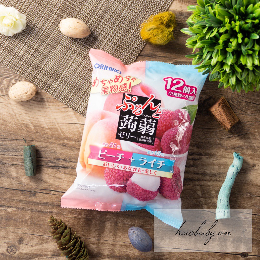 Ăn dặm cho bé Thạch Trái Cây Orihiro Nhật các vị