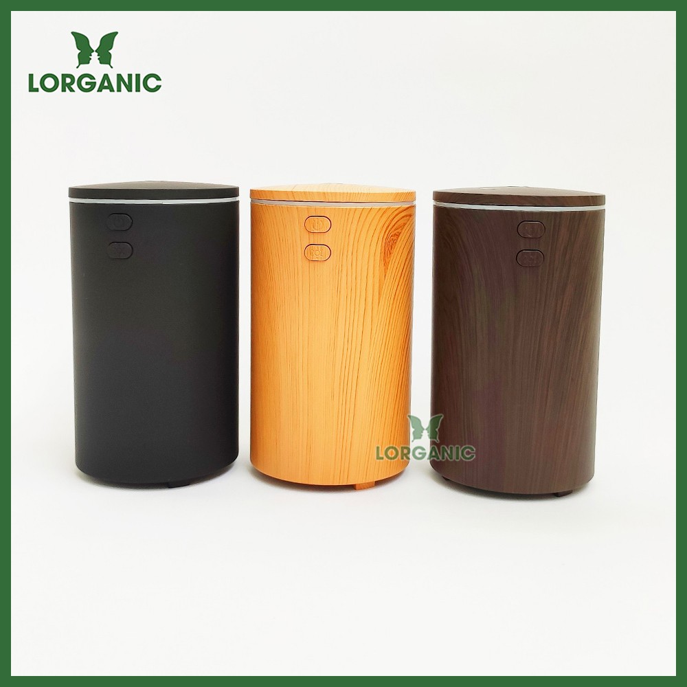 Combo máy khuếch tán/ máy xông tinh dầu ô tô (xe hơi) Lorganic FX2069 + tinh dầu cam Lorganic (10ml). cáp sạc USB