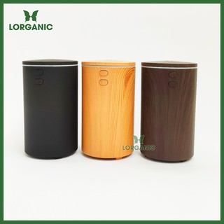 Combo máy khuếch tán/ máy xông tinh dầu ô tô (xe hơi) Lorganic FX2069 + tinh dầu cam Lorganic (10ml). cáp sạc USB