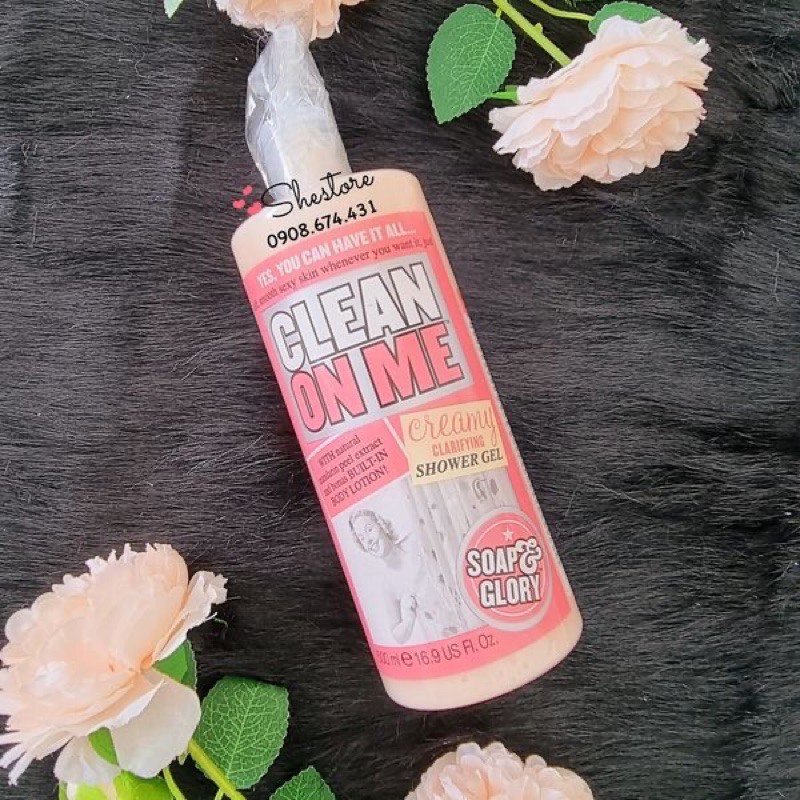 Sữa tắm Soap &amp; Glory Clean On Me Shower Gel 500ml