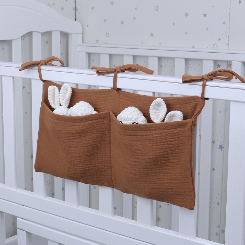 Túi Đựng Tã Lót / Đồ Chơi Treo Nôi Em Bé Bằng Chất Liệu Cotton