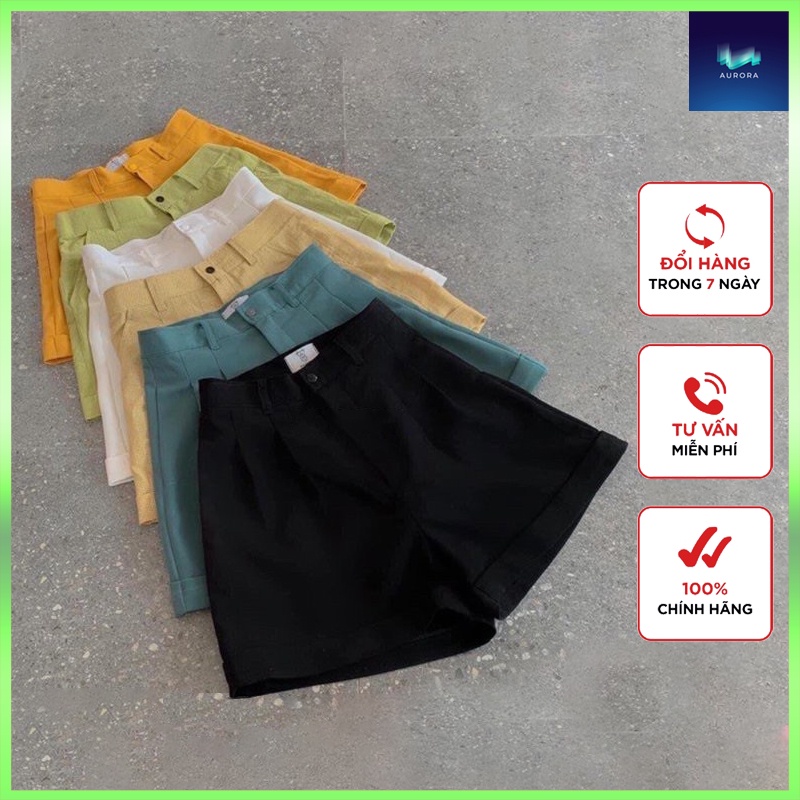 Quần Short Nữ gập gấu siêu hot năng động phù hợp giới trẻ,học sinh PL3