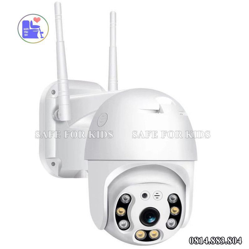 Camera Ngoài Trời Xoay 350 Độ, Camera Giám Sát Ban Đêm Hồng Ngoại Kết Nối Điện Thoại Máy Tính | BigBuy360 - bigbuy360.vn