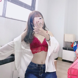Áo bralette ren chân ren bản to - Lila Bralette
