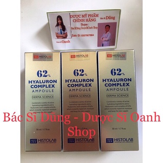 [CHÍNH HÃNG] Serum Cấp Ẩm 62 HYALURON 50ml HISTOLAB