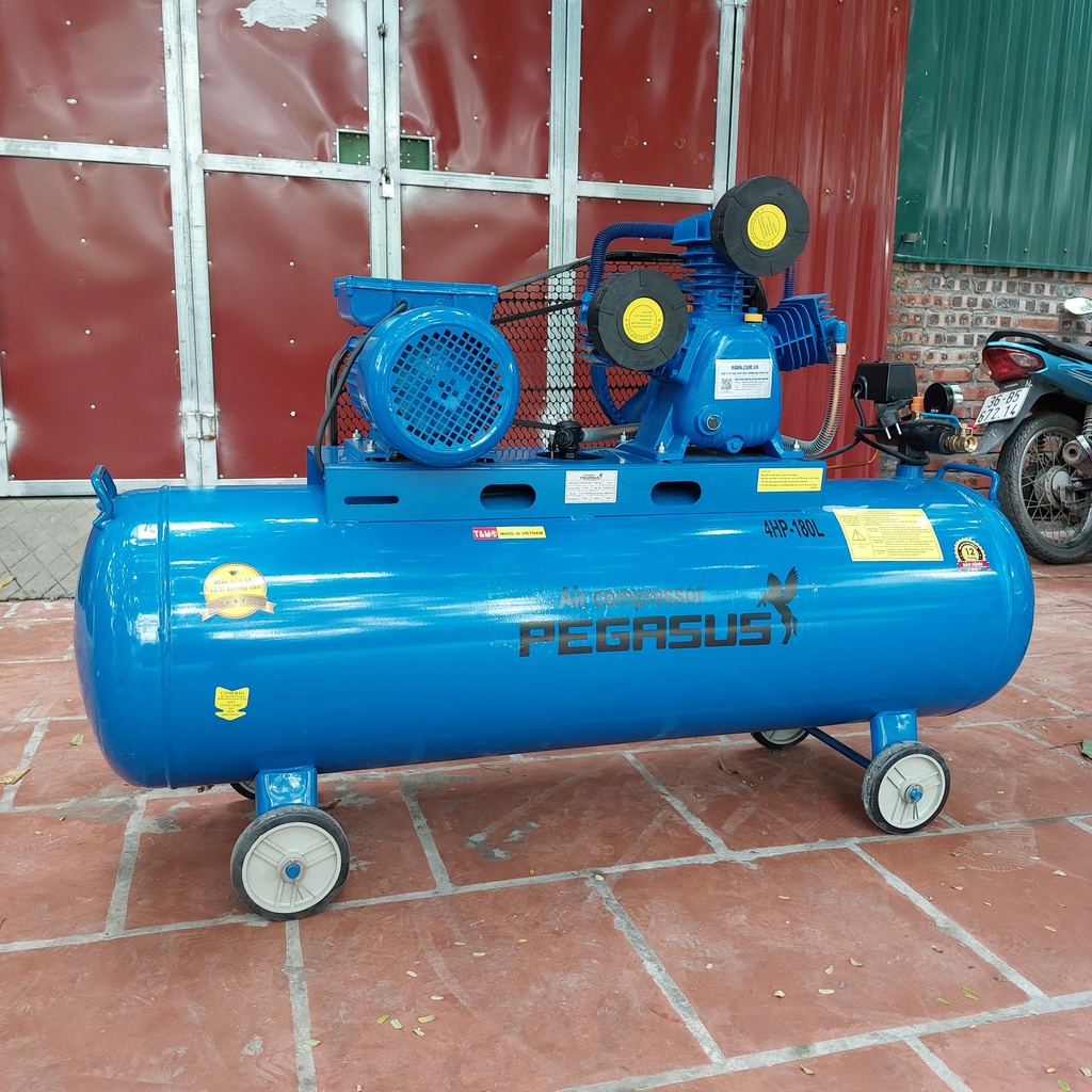 Máy Nén Khí Dây Đai Pegasus 4HP TM-W-0.36/12.5-180L
