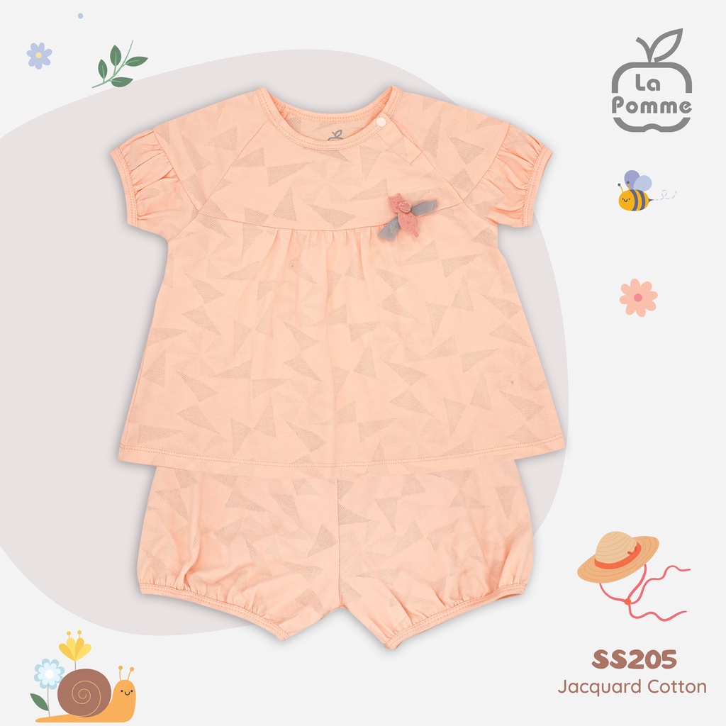 { XẢ LAPOMME } Bộ cộc tay dành cho bé trai và bé gái dưới 22kg