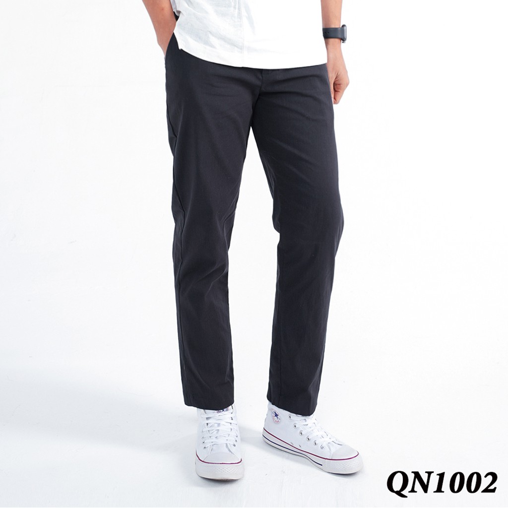 Quần Tây Nam Dáng Âu Trẻ Trung Lịch Sự Chất Đũi Sơ Gỗ Sồi ROUGH Outfit