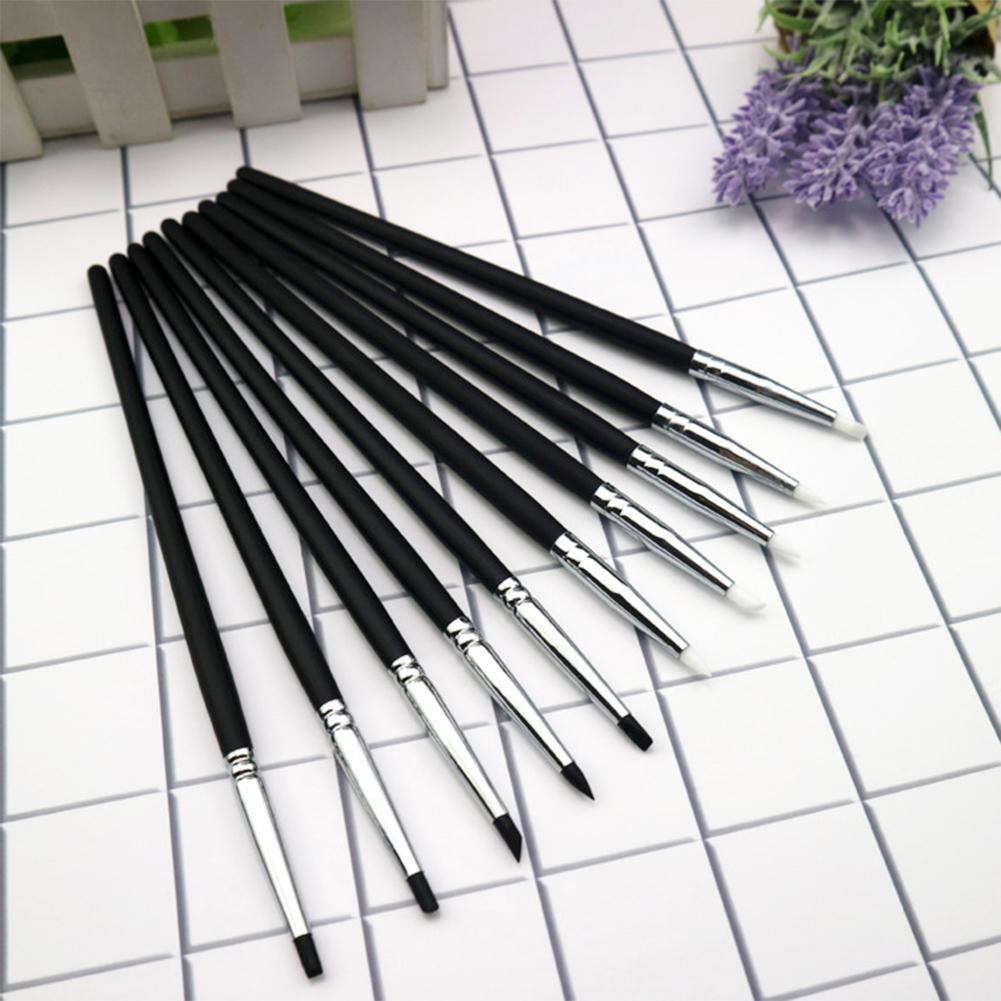 5pcs Poly Clay Carving Pen Brush Pottery Clay Sculpture Ceramics Tool Diydegss