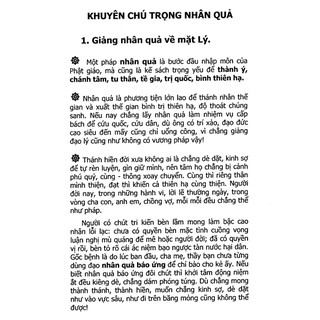 Sách - Nhân Quả ( Ấn Quang Đại Sư )