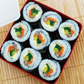 Nguyên liệu làm kimbap