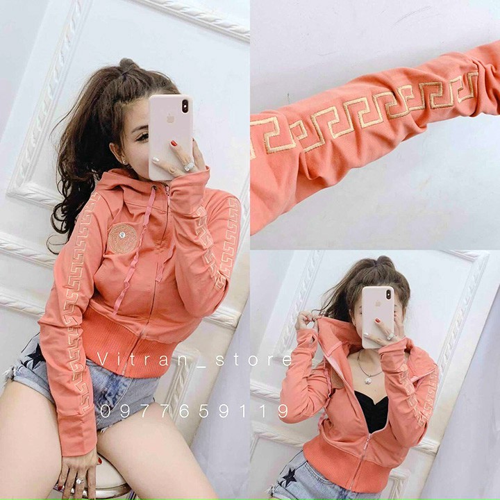 ÁO KHOÁC NỮ Da Cá Lửng (M220 - Thêu Nổi VerSec) | BigBuy360 - bigbuy360.vn