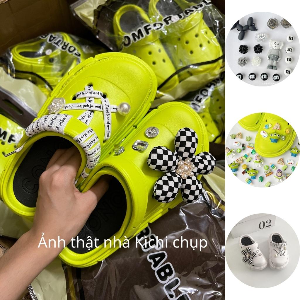 Bộ phụ kiện dép crocs jibbitz crocs jb crocs Bộ phụ kiện dép cross TRANGBIHUE