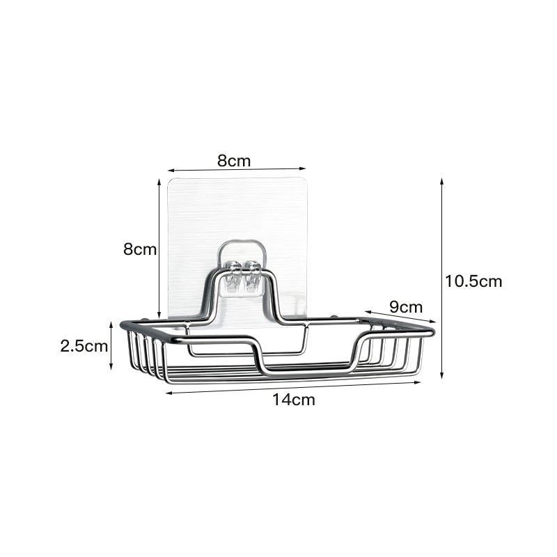 Kệ đựng xà bông dán tường Elliver đồ gia dụng nhà tắm kệ treo tường bằng inox 304 gọn gàng _X56