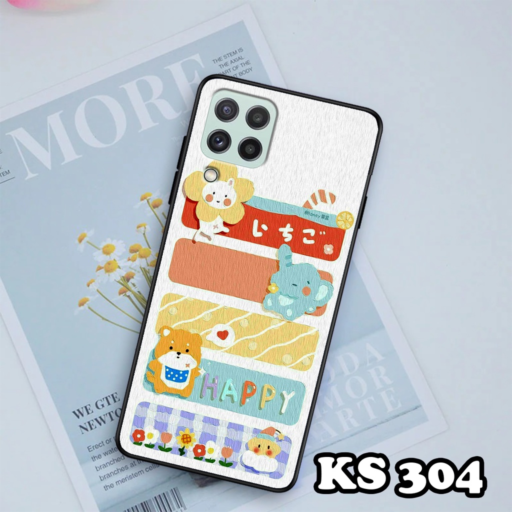 Ốp lưng Samsung M32 4G - Samsung M33 - Ốp in hình Gấu&amp;Thỏ siêu xinh - Lưng nhám viền TPU chống trầy xước