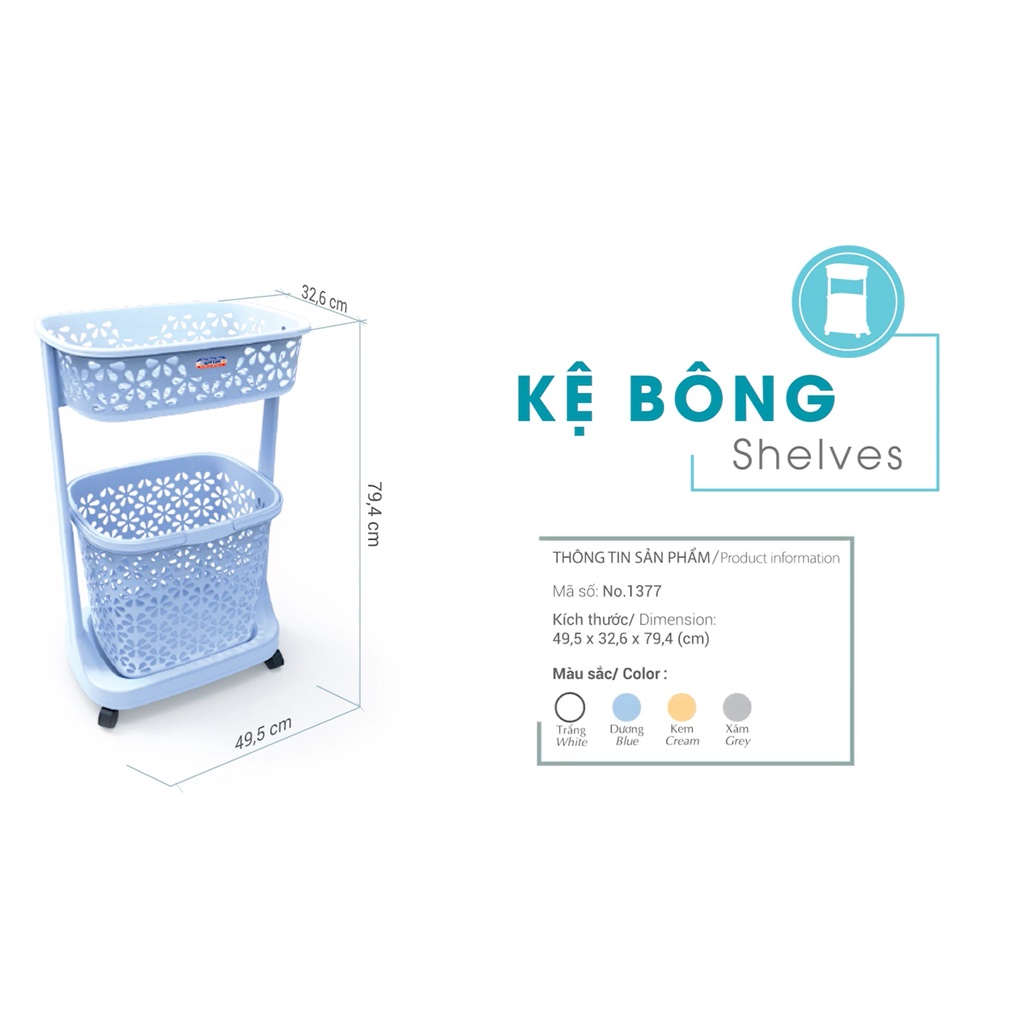 Kệ Bông Duy Tân - Kệ để đồ đa năng