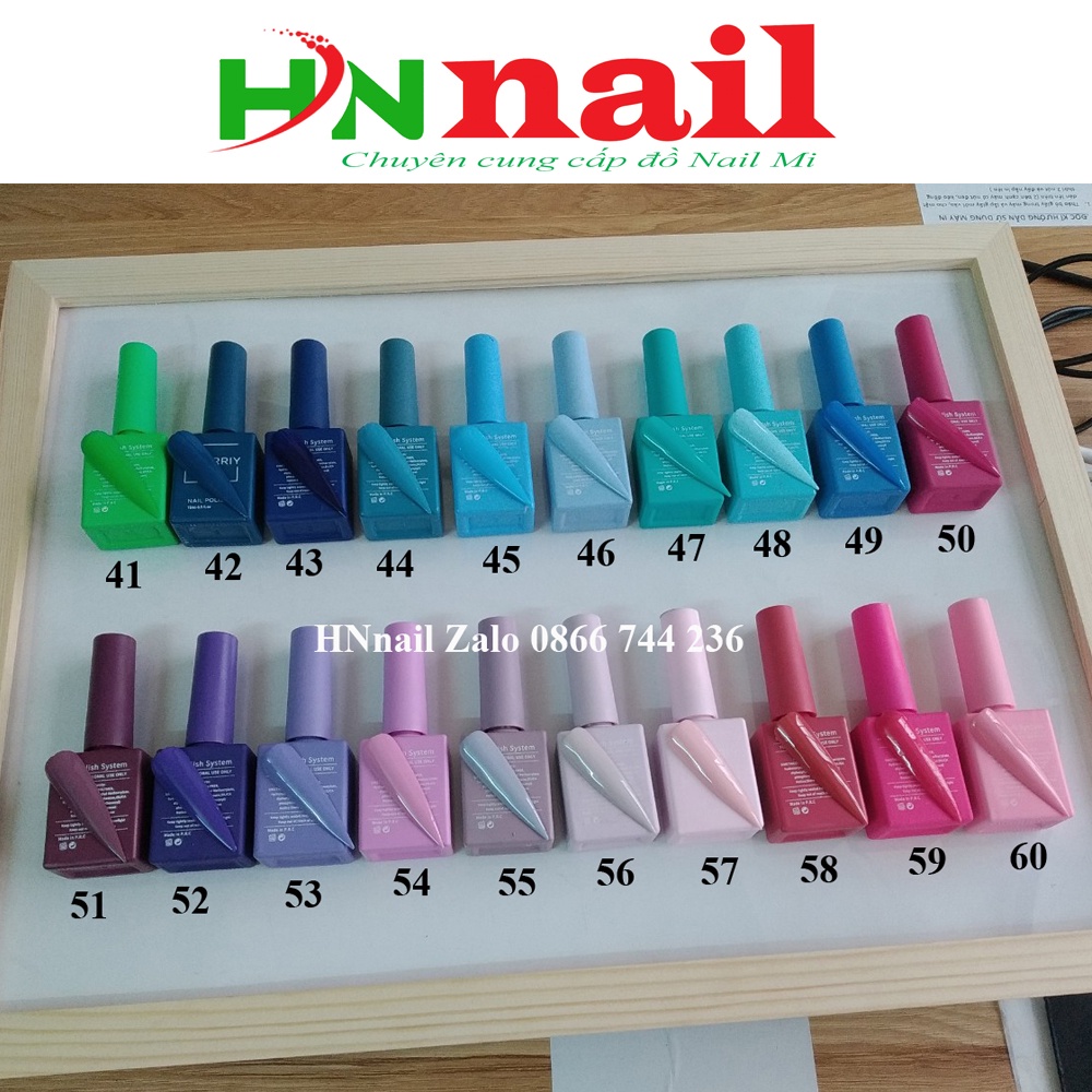 Sơn gel móng tay hơ đèn Gairriy chai 15ml chăm sóc móng làm đẹp nail mi spa thời trang nữ shop hnnail