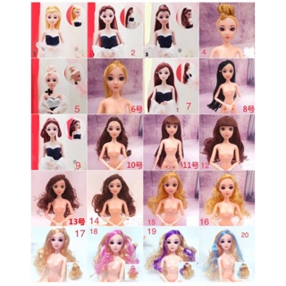 Búp bê khớp mắt 3D xinh xắn