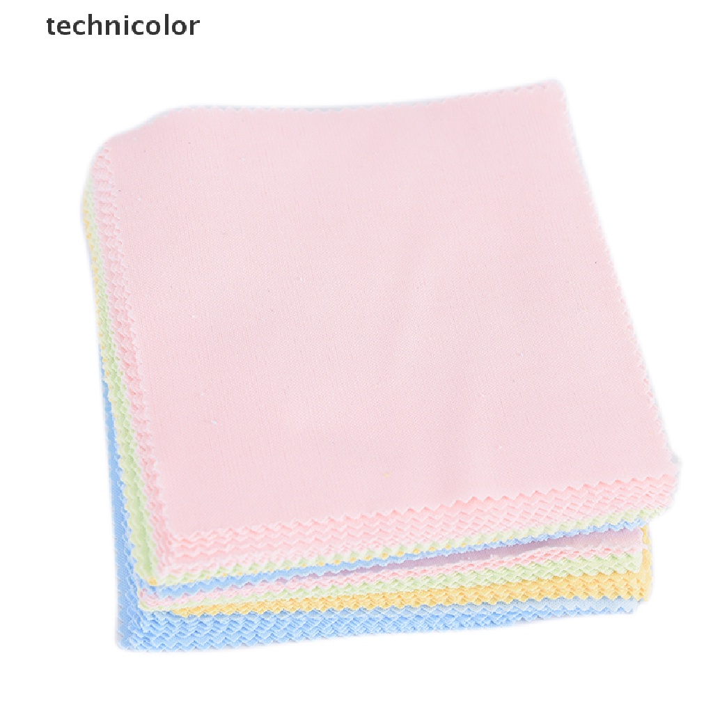 Set 10 Khăn Lau Kính / Màn Hình Điện Thoại / Ống Kính Máy Ảnh Bằng Sợi Microfiber